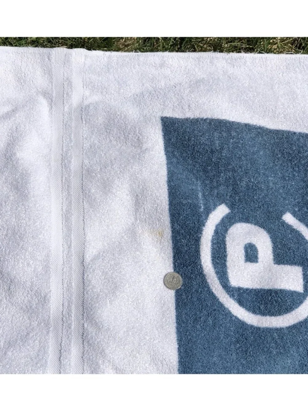 Vintage Polo Ralph Lauren RL-92 AMERICA'S CUP 1992 Sailing White Beach Towel